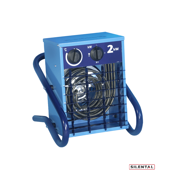 Nagrzewnica elektryczna jednofazowa 2kW El-Bjorn 250 m³/godz.