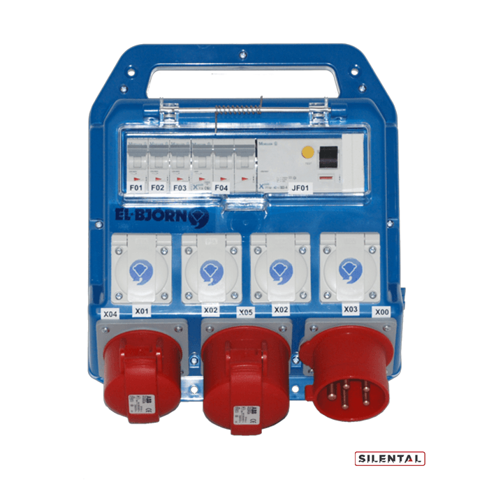 Rozdzielnica elektryczna erbetka przenośna budowlana 16A