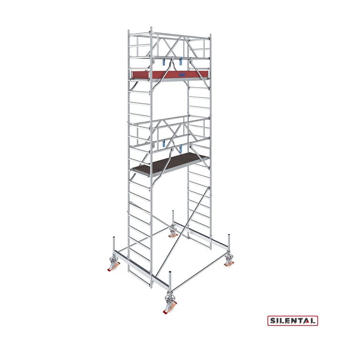 Rusztowanie aluminiowe przejezdne Krause Stabilo 100 wys. 6,0m