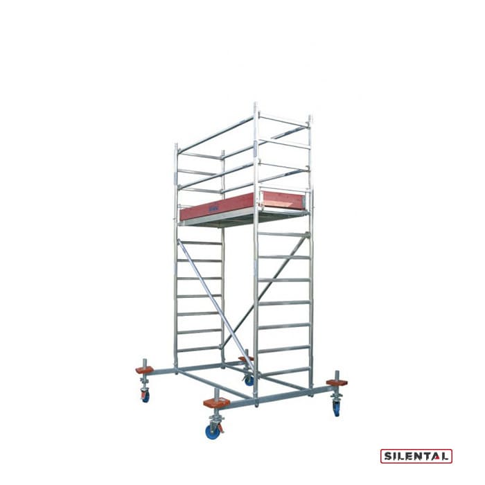 Rusztowanie aluminiowe przejezdne Krause Stabilo 100 wys. 4,0m