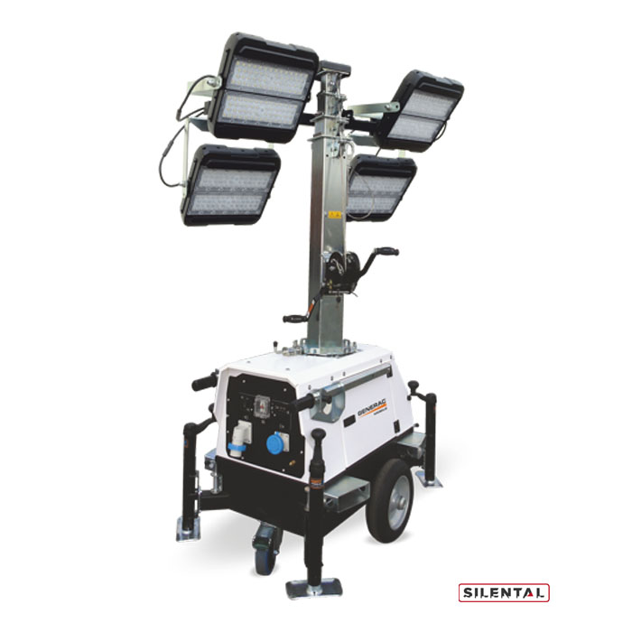 Maszt oświetleniowy Generac Linktower 7m. LED 4x200W