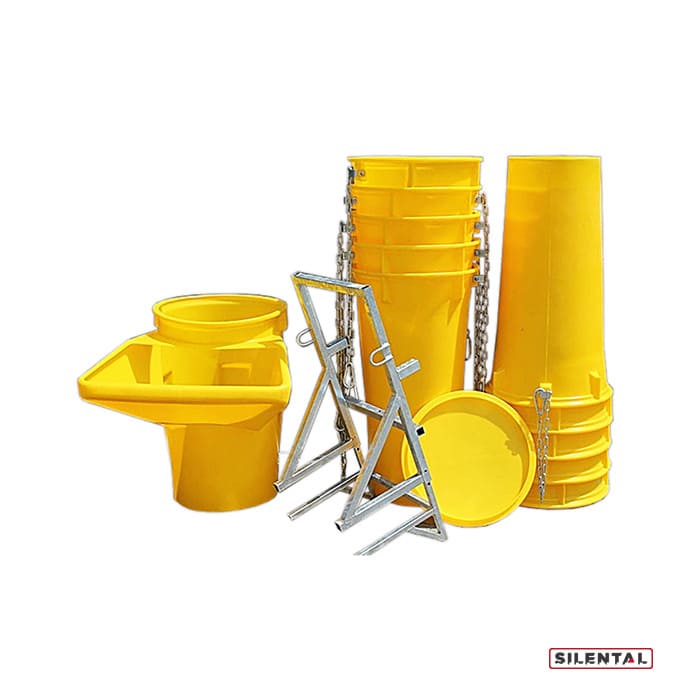 Zsyp do gruzu, rękaw budowlany 10m