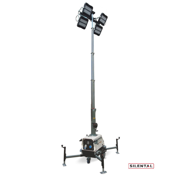 Maszt oświetleniowy Generac Linktower 7m. LED 4x200W - zdjęcie 2