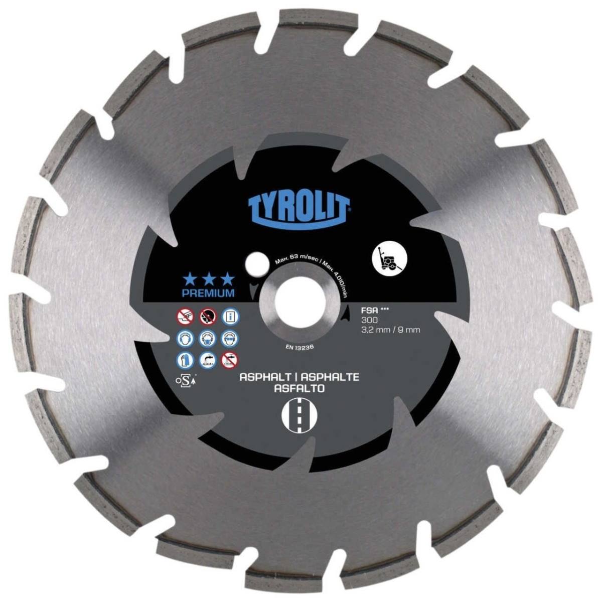 Tarcza 400mm do asfaltu